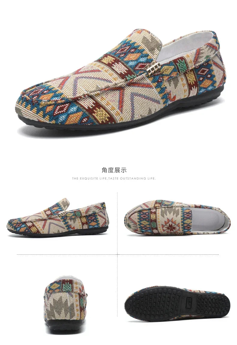 Zapatos informales de verano para hombre, mocasines transpirables para hombre, zapatos perezosos, zapatillas cómodas para caminar, zapatos planos antideslizantes para conducir
