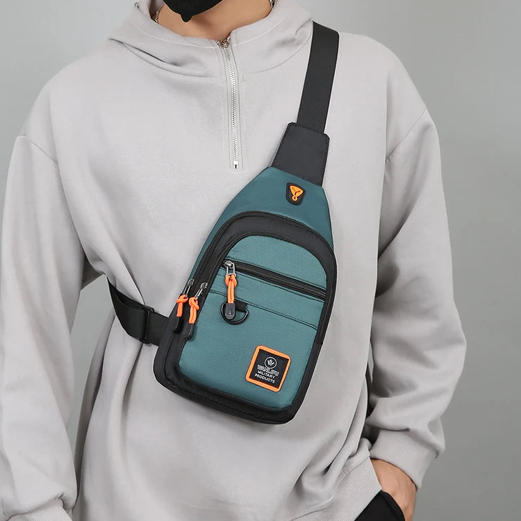 Bolso Deportivo Cruzado Impermeable para Ciclismo y Senderismo