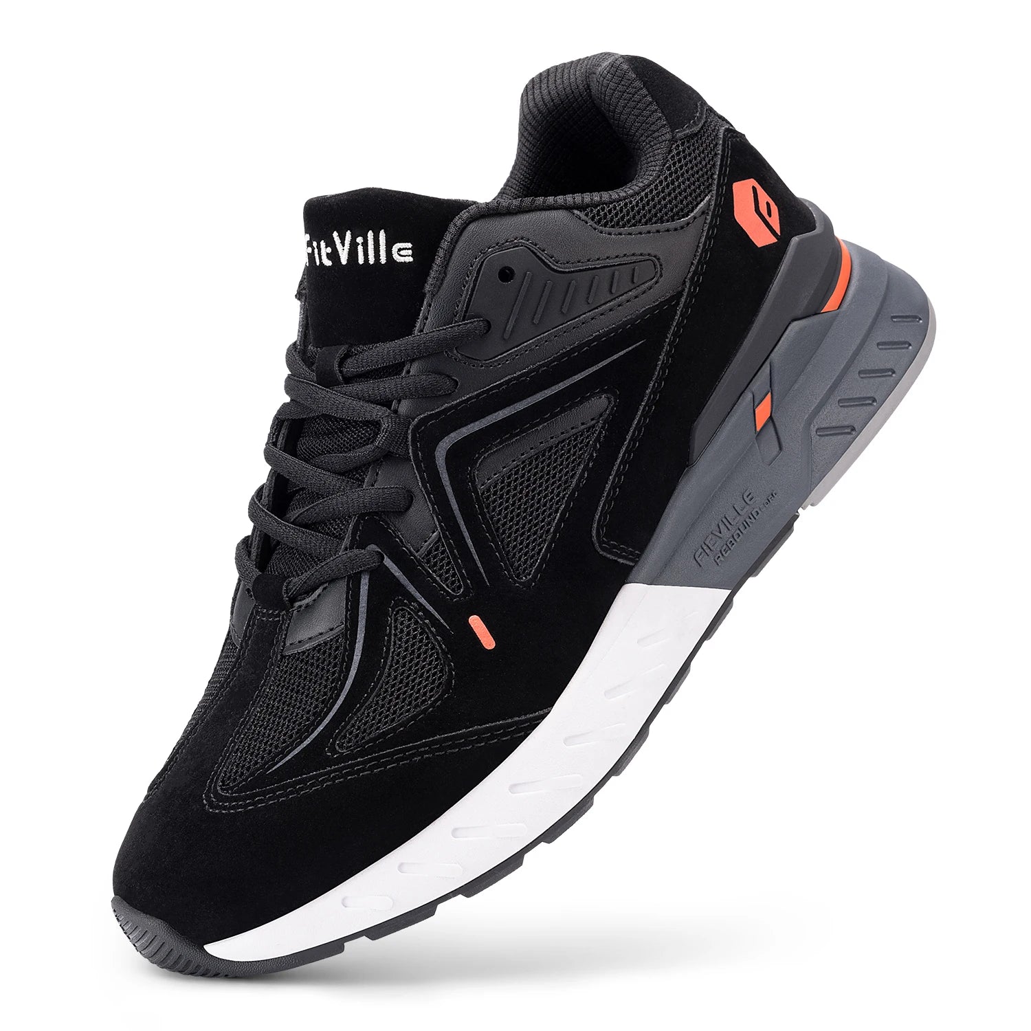FitVille-zapatos para caminar Extra anchos para mujer, zapatillas ligeras de ancho para pie plano, fascitis Plantar, alivio del dolor en el talón
