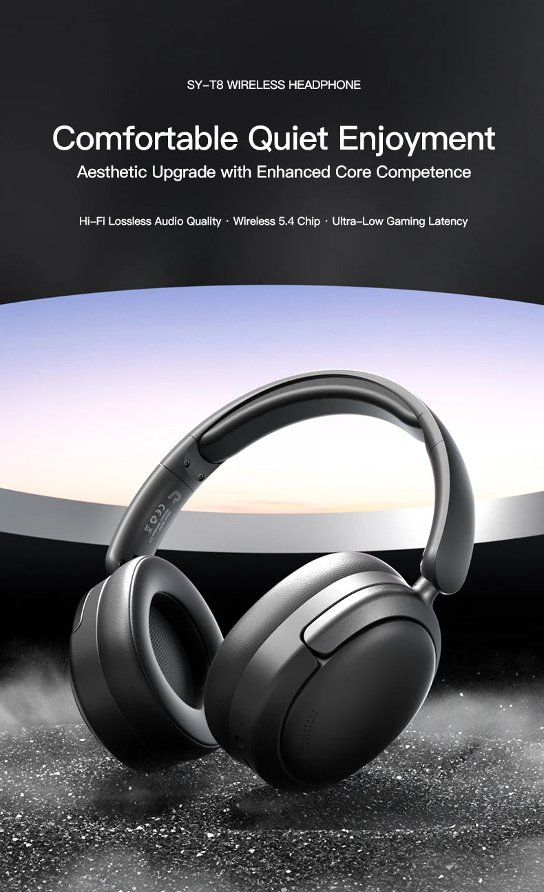 EOENKK SY-T8 Auriculares Bluetooth 5.4 Baja Latencia