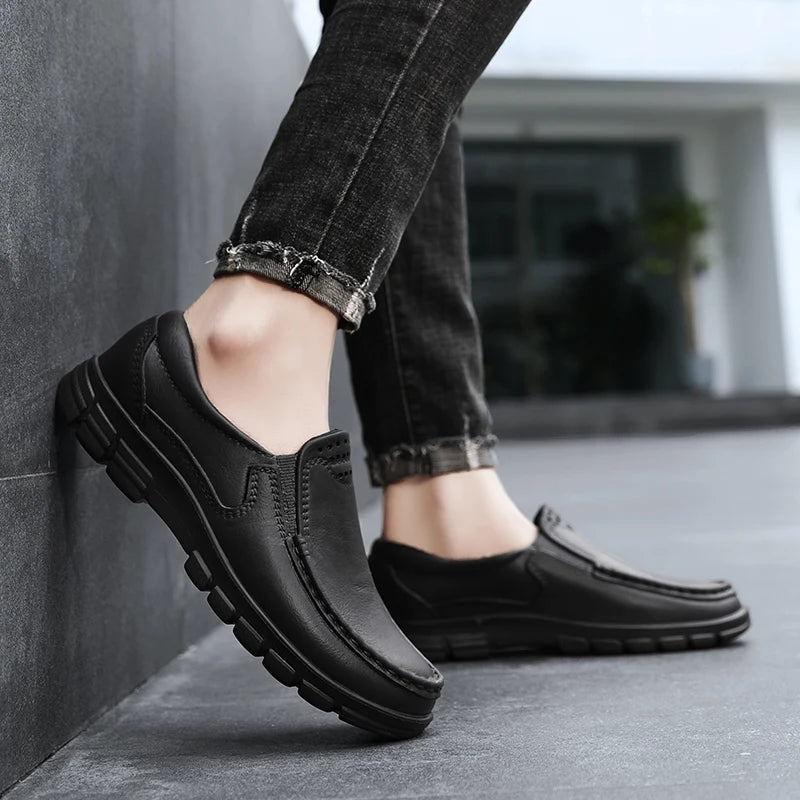 Zapatos de Chef Antideslizantes para Hombre — Suela EVA, Resistentes al Aceite