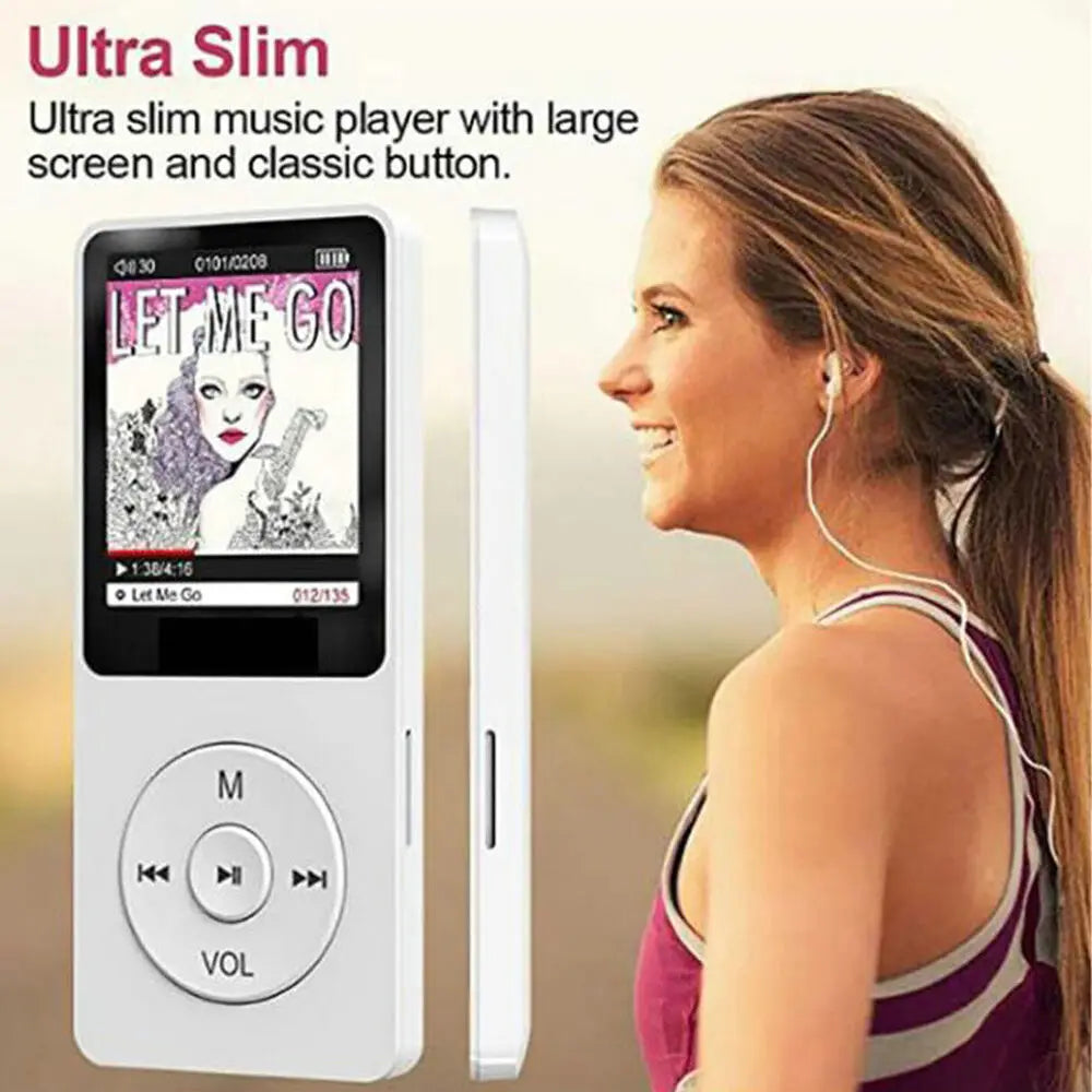 Reproductor MP3/MP4 Deportivo Bluetooth con Radio FM, 128GB