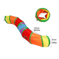 Tubo de túnel para gatos, juguetes plegables para gatos, entrenamiento para gatitos, juguete interactivo divertido, túnel ennegrecido para cachorros, gatitos, suministros para mascotas, accesorios para gatos