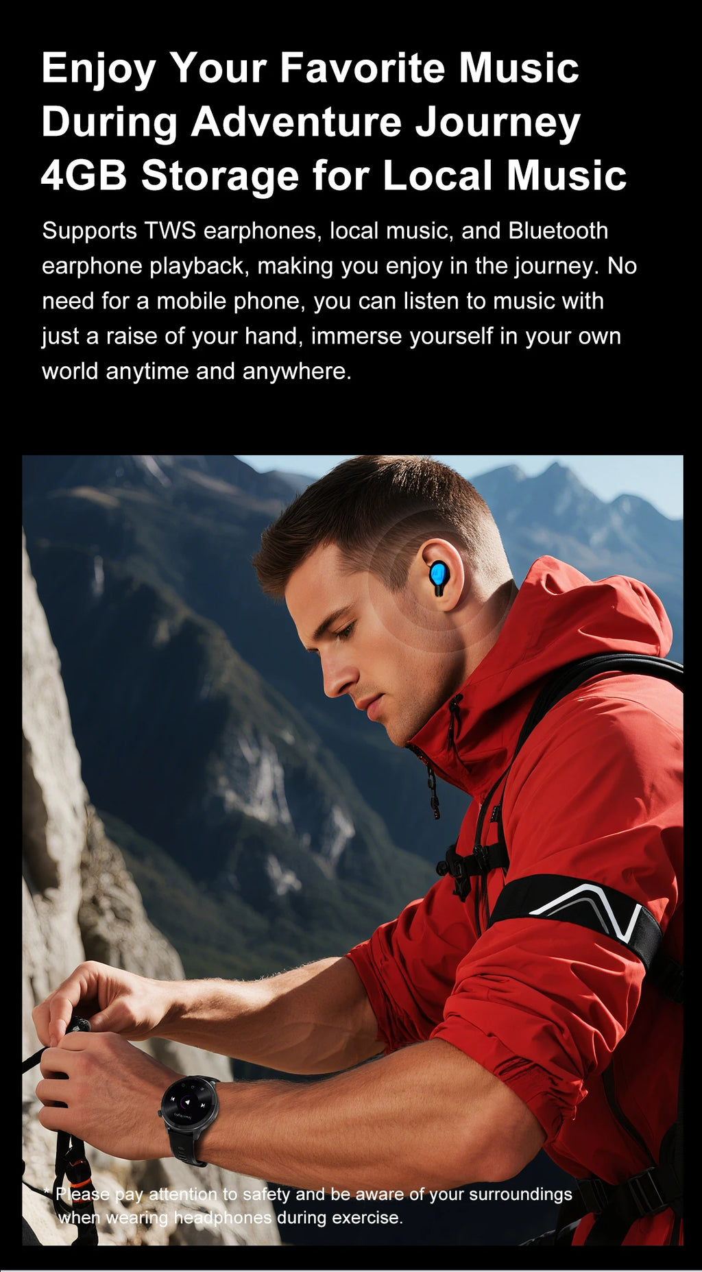 Reloj Inteligente 2026 con Mapa Sin Conexión, GPS Integrado, Posicionamiento Preciso, 4GB de Memoria, Brújula, Natación, Llamadas Bluetooth, Deportivo Militar para Hombre