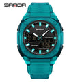 Reloj Digital Deportivo SANDA 6268 para Hombre Impermeable Multifunción