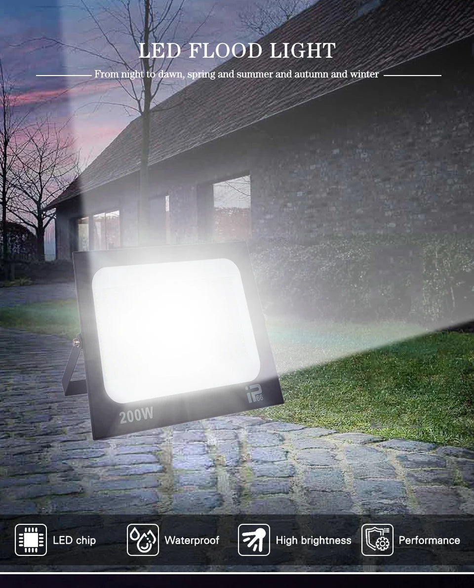 Foco LED Exterior 10W a 200W IP66 Resistente al Agua