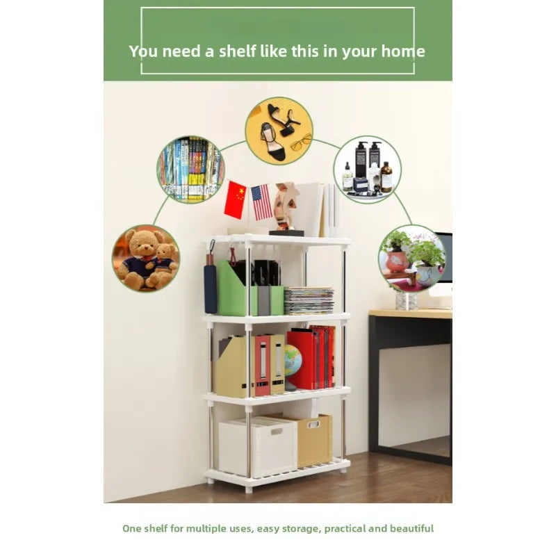 Estante organizador multiusos de varios niveles para cocina, baño y dormitorio