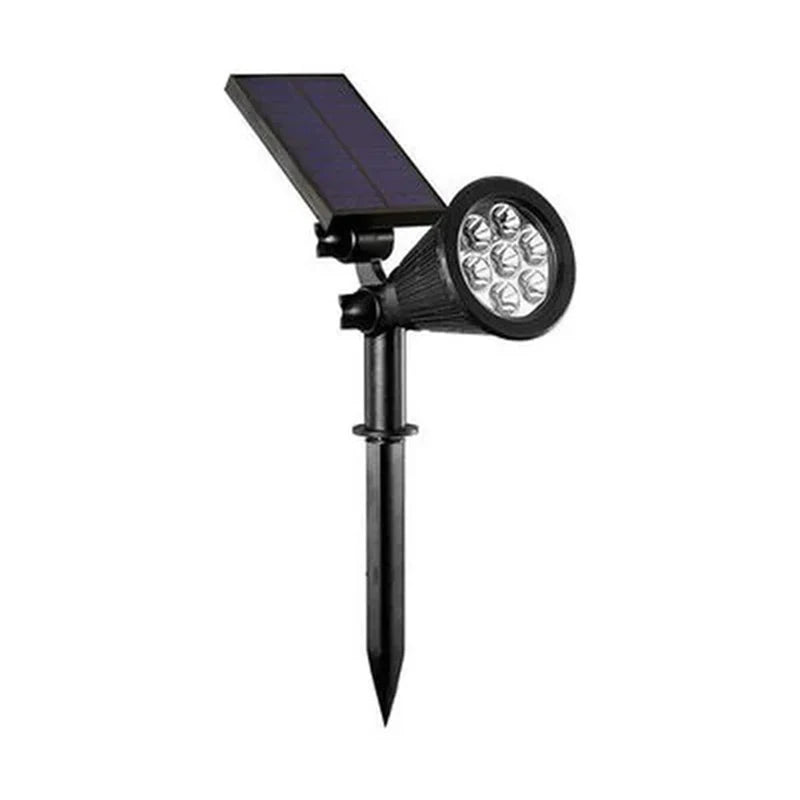 Lámpara Solar de 7 LED Ajustable para Suelo
