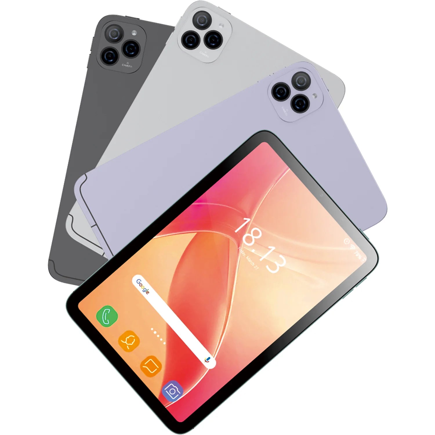 Tablet Android de 10.1 Pulgadas, 12GB+128GB, Octa-Core, 7000mAh, Android 14, Google Play, Llamadas Telefónicas 4G LTE, WiFi 5G, Versión Global