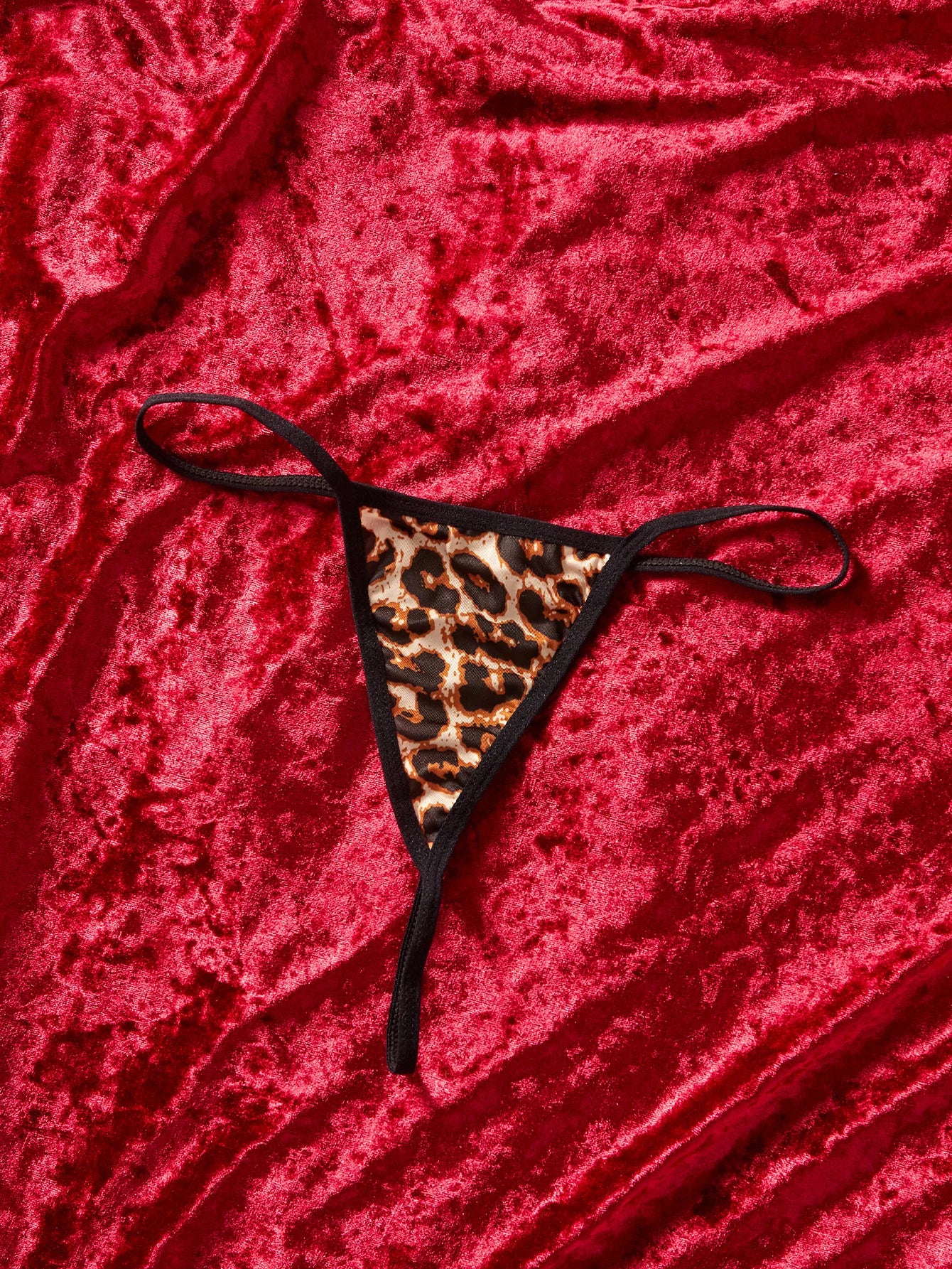 Lencería Camisón Teddy con Estampado de Leopardo para Mujer