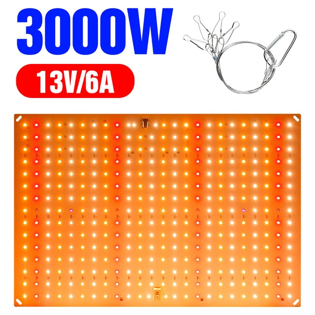 Lámpara LED de Cultivo Phyto para Plantas 3500W