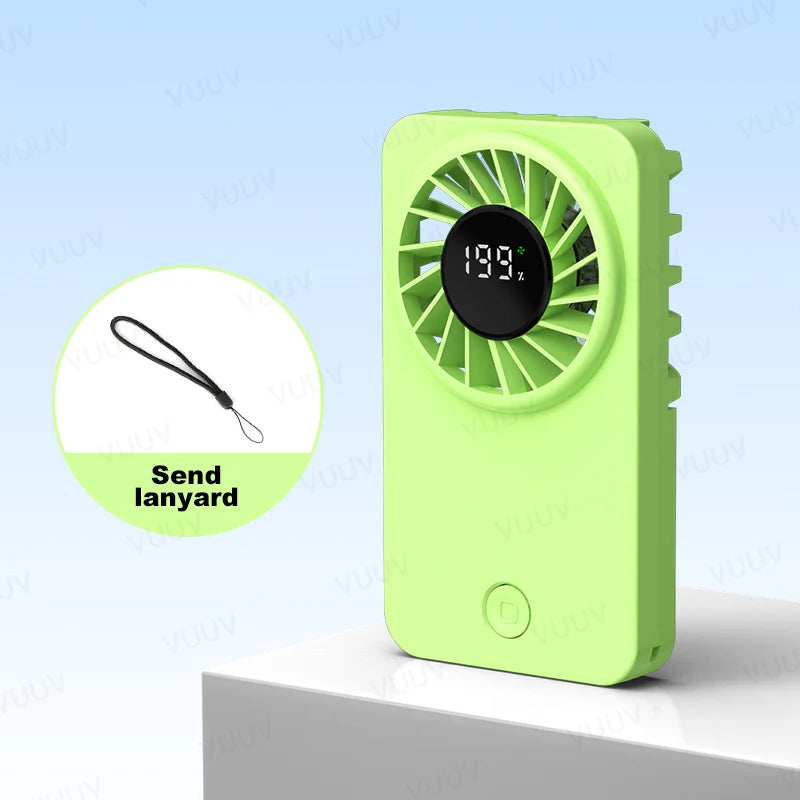 Ventilador de Mano Portátil de Alta Velocidad con Carga USB