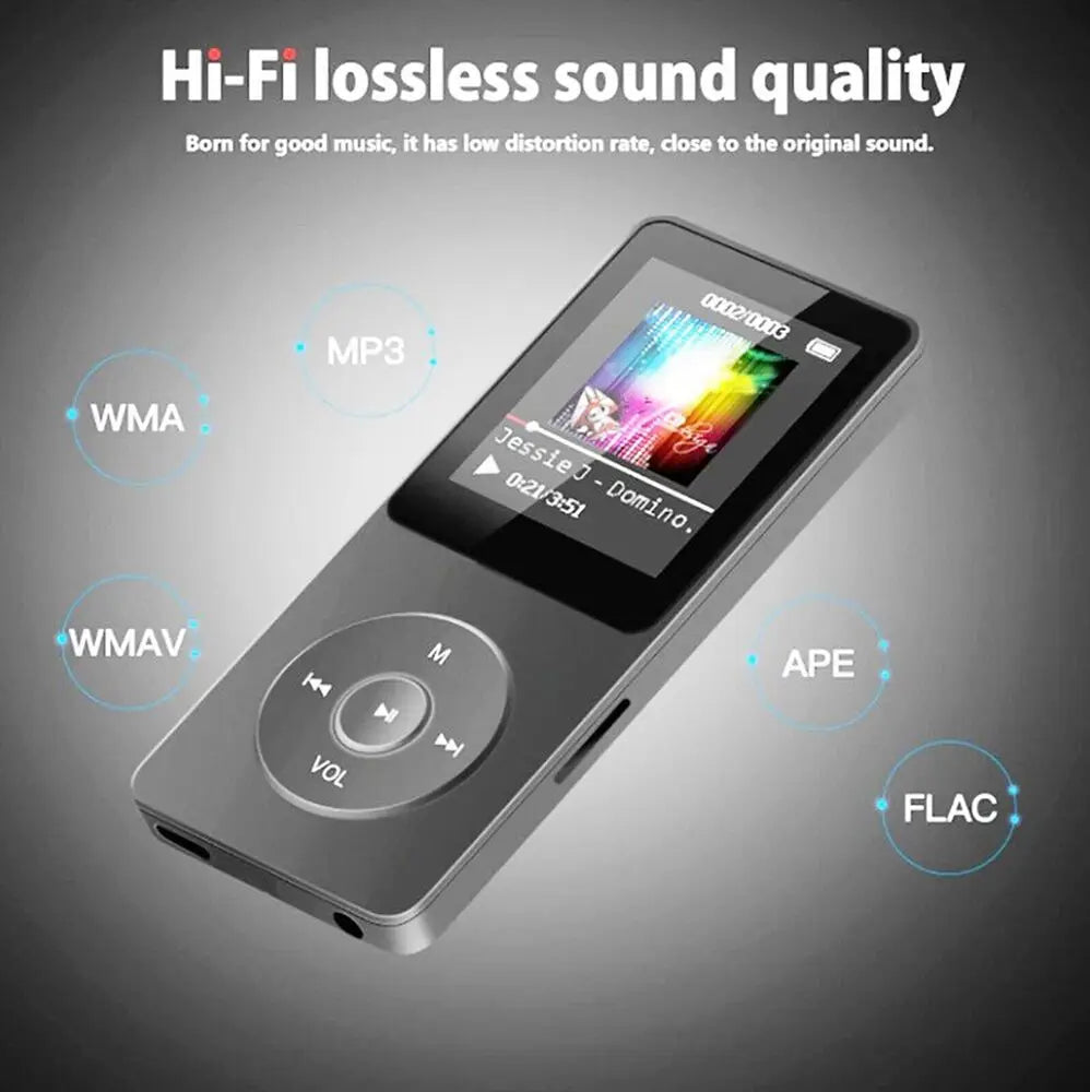 Reproductor MP3 MP4 Bluetooth con Pantalla TFT y E-book