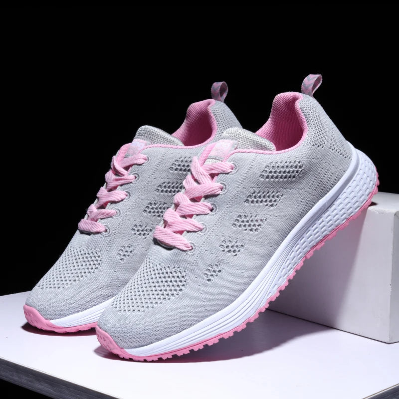 YRZL Zapatillas de deporte para hombre, zapatillas de deporte transpirables de malla cómodas y ligeras a la moda, zapatos deportivos para parejas, zapatos de tenis al aire libre para hombres