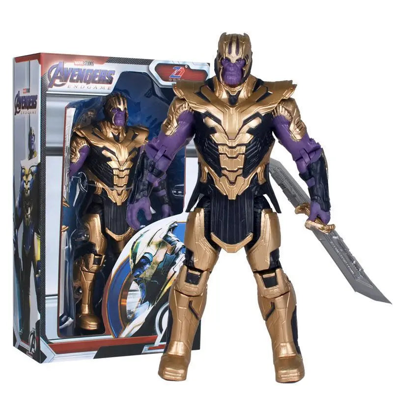 Juguete para niños de 18cm, leyenda de Marvel, vengadores, Iron Man, Spider Man, Capitán América, regalo de cumpleaños para niños, juguete, modelo de estatuilla móvil