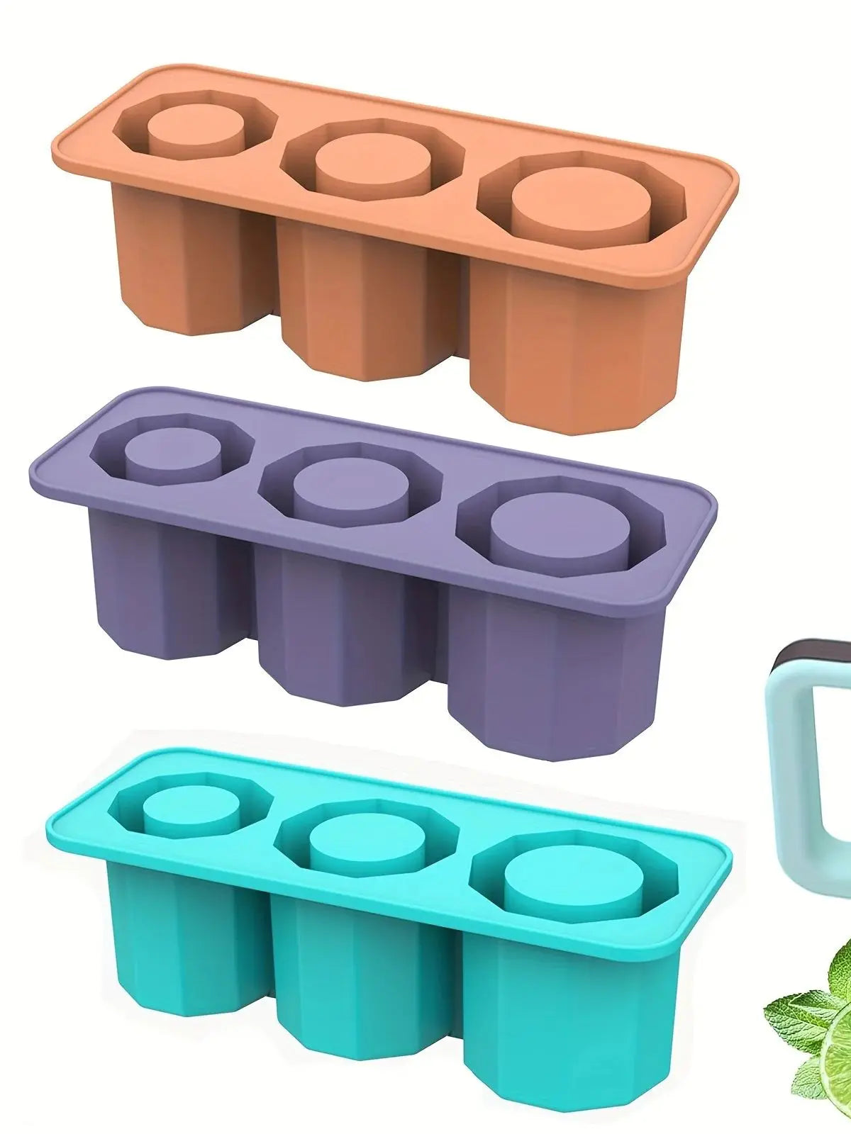 Bandeja de silicona para hielo de grado alimenticio, molde para taza de hielo, sin BPA, Stanley