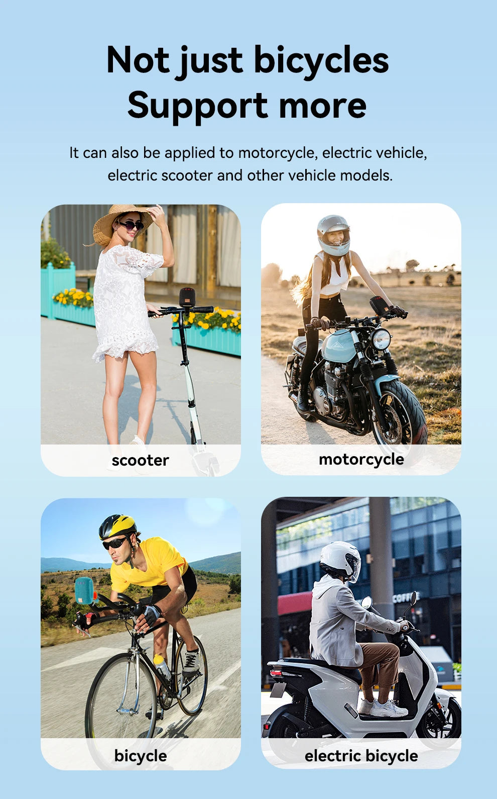Altavoz Bluetooth inalámbrico para bicicleta, Mini Subwoofer portátil resistente al agua, Caja De Som, caja De sonido, música, Bocina, Coluna Blootooth