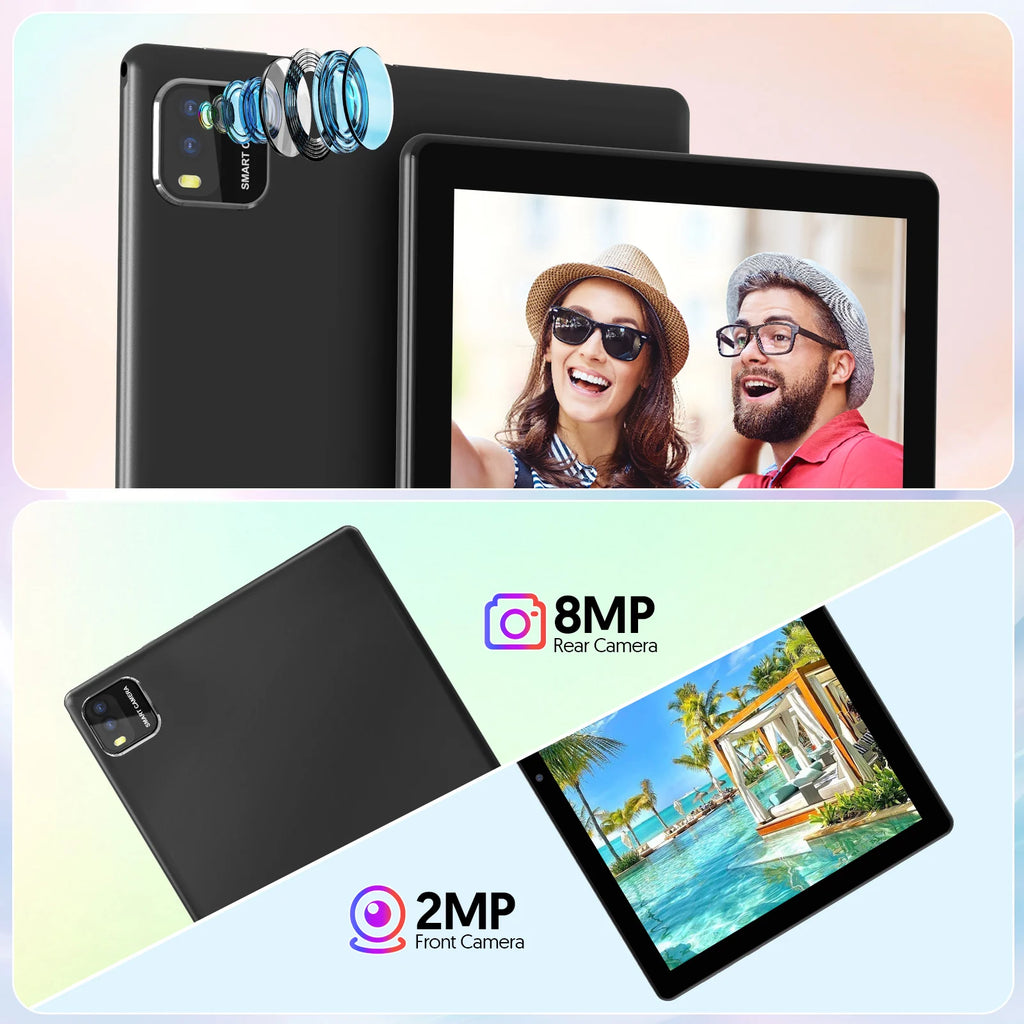 Tablet BAKEN 10 pulgadas Android 15, cuatro núcleos, 12 GB + 64 GB, WiFi 5G