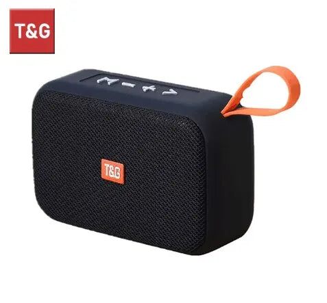 Altavoz T & G portátil Mini barra de sonido inalámbrica Bluetooth 5,0 altavoz HIFI para interiores y exteriores soporte tarjeta TF Radio FM resistente al agua