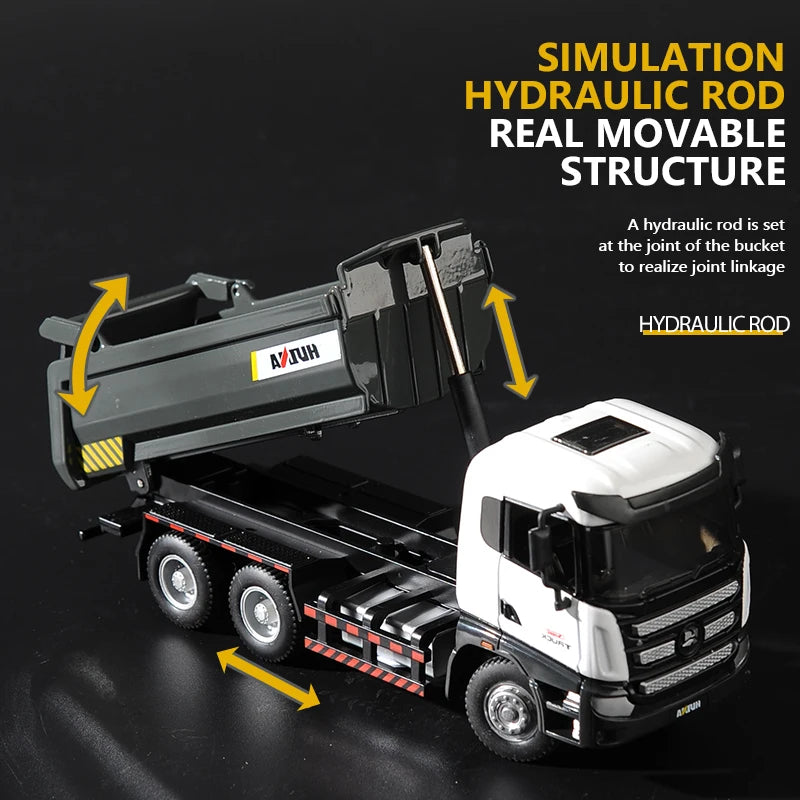 Modelo de Auto Fundido a Presión HUINA 1:50 Vehículo Construcción