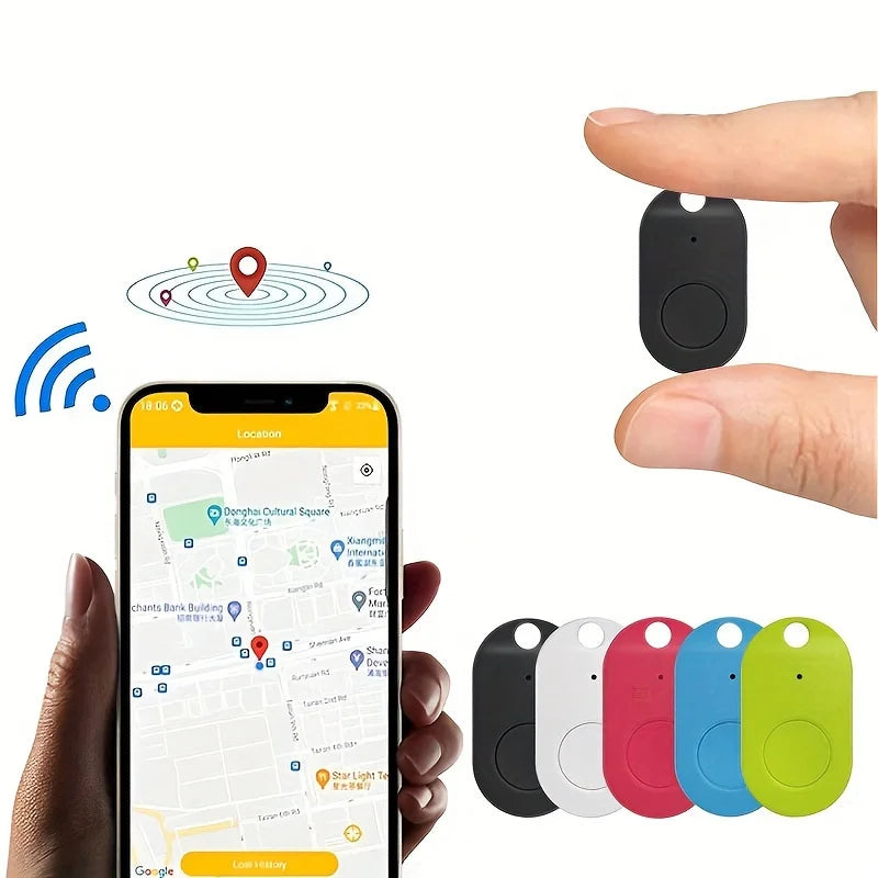 Dispositivo inteligente de seguimiento GPS portátil, localizador de llaves para perro, gato, BILLETERA, llavero, equipaje, 1 piezas
