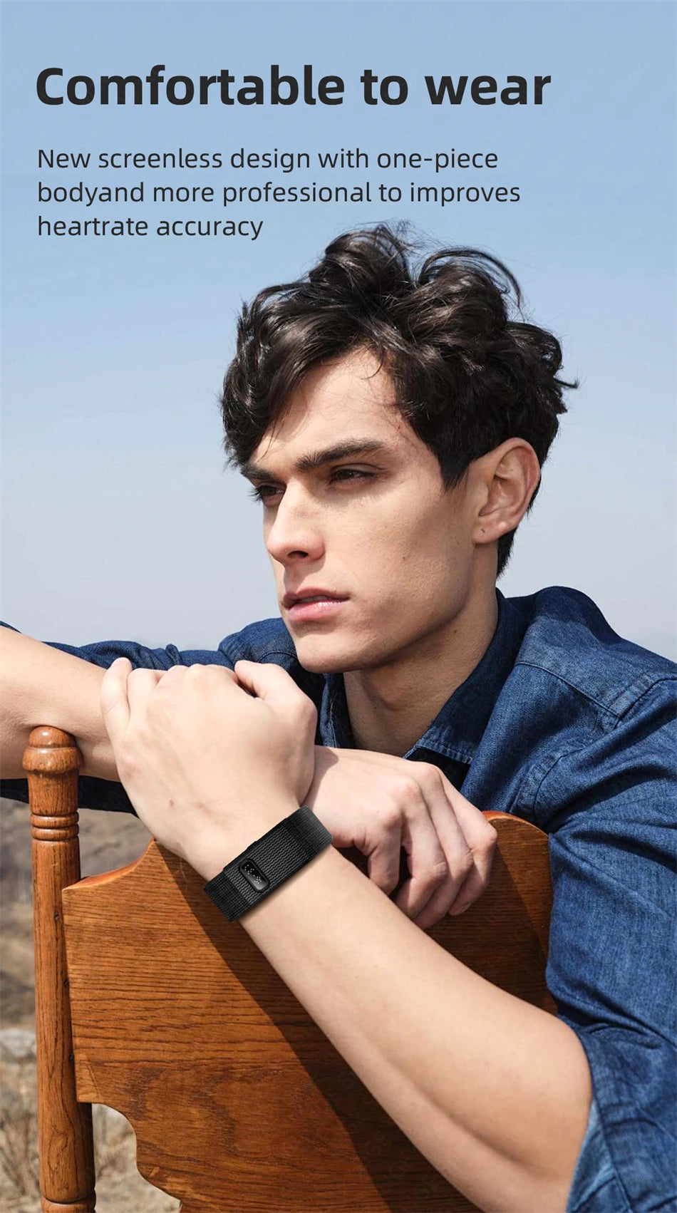 Pulsera Inteligente con GPS Monitor de Salud IA 2026