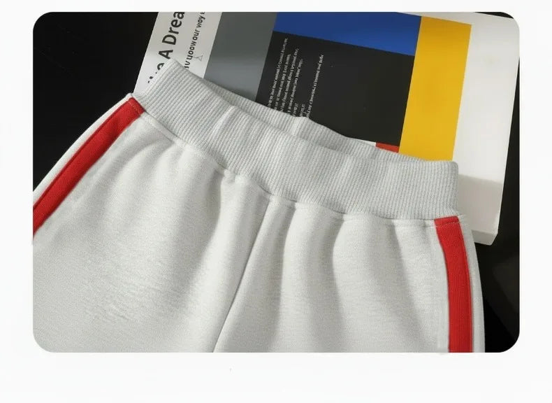 Chándal informal con estampado de Paw Patrol para niña, sudaderas con capucha y pantalones largos con cuello redondo, conjunto de pantalones a rayas laterales de dos piezas para niño 2026