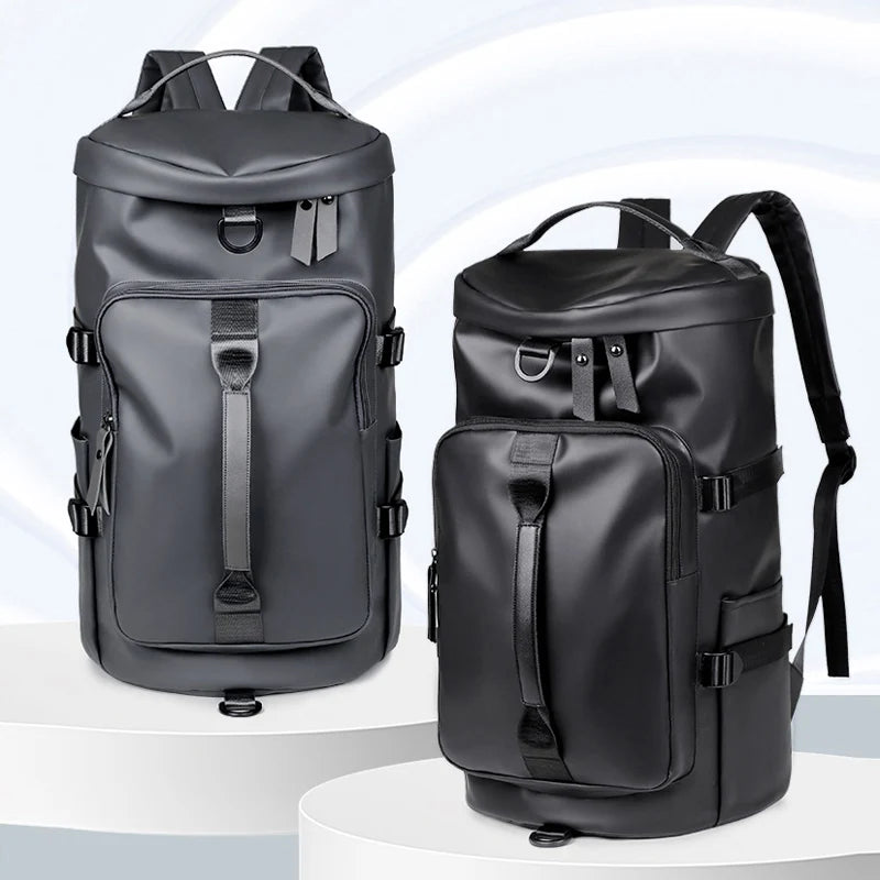Mochila de viaje, bolsa de transporte grande con compartimento para zapatos aprobada por la aerolínea, mochila para ordenador portátil de 17 pulgadas, fitnes de trabajo de negocios