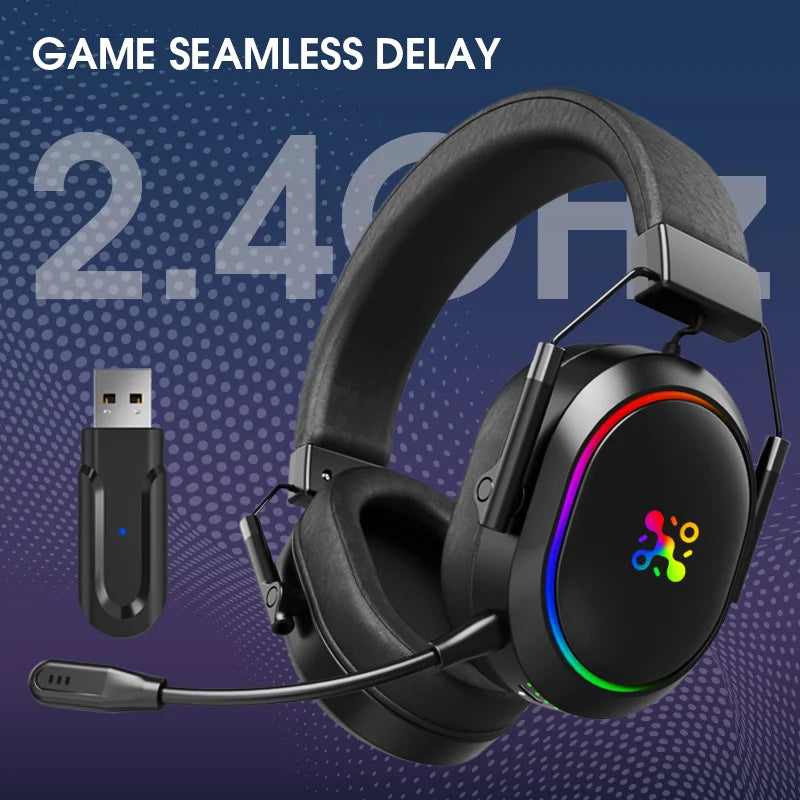 LDON Auriculares Gaming PS5 PS4 Bluetooth 2.4GHz