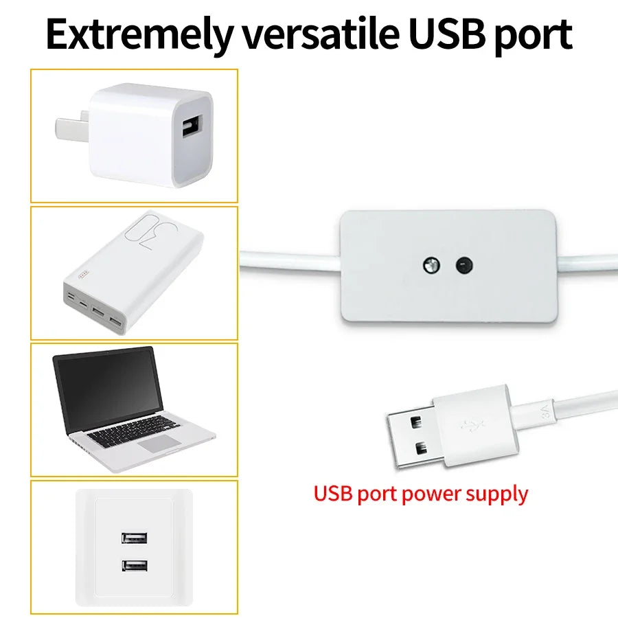 Tira LED para Gabinete con Sensor de Movimiento USB