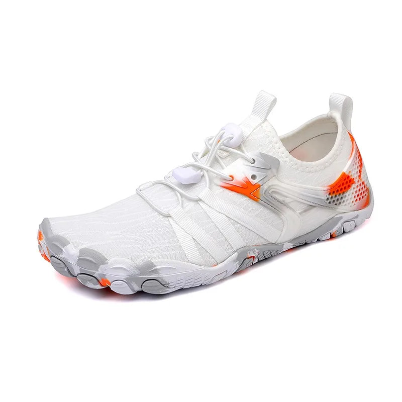 Zapatillas de agua camufladas unisex con cordones rápidos y suela de caucho
