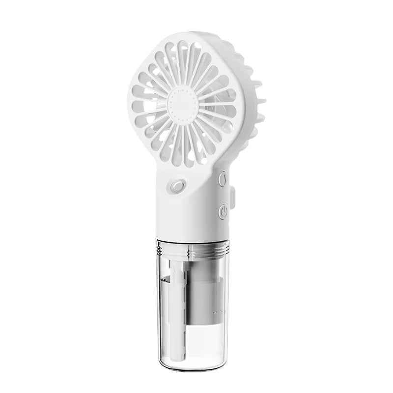 Ventilador de Mano con Rociador de Agua USB