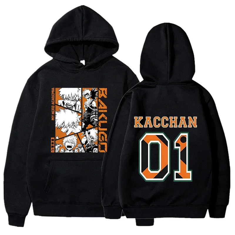 Buzo con Capucha Anime Bakugou Katsuki - Estampado Unisex