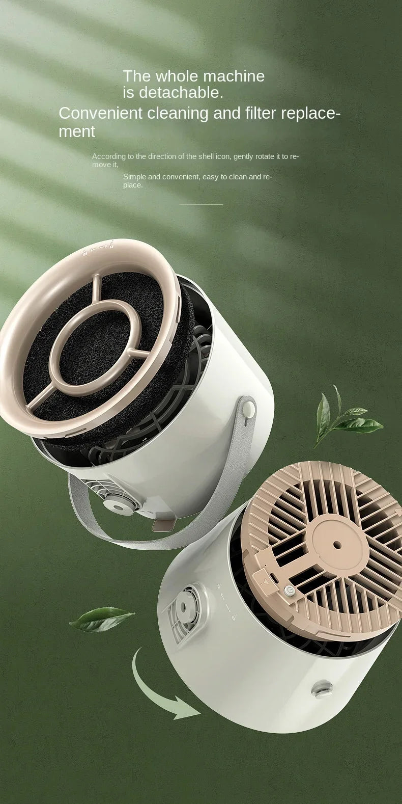 Nuevo Campanas extractoras de escritorio USB, extractor portátil alimentado por USB, Extractor de capó de cocina pequeño, campana extractora de succión grande para barbacoa