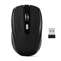 Ratón inalámbrico de 2,4G, ratón para juegos de 6 teclas, ratón silencioso ergonómico, ratón óptico de oficina de 1600DPI para PC, portátil, MacBook y Windows