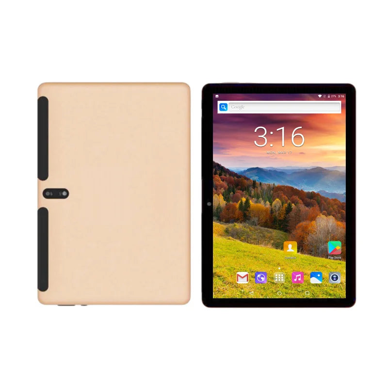 Tablet PC Android 9.0 de 10.1 Pulgadas en Oferta, CPU MTK9863 de Cuatro Núcleos, 2GB/3GB de RAM, 32GB de ROM, Cámara Dual, Pantalla IPS de 1280*800, Tipo-C, 5000mAh