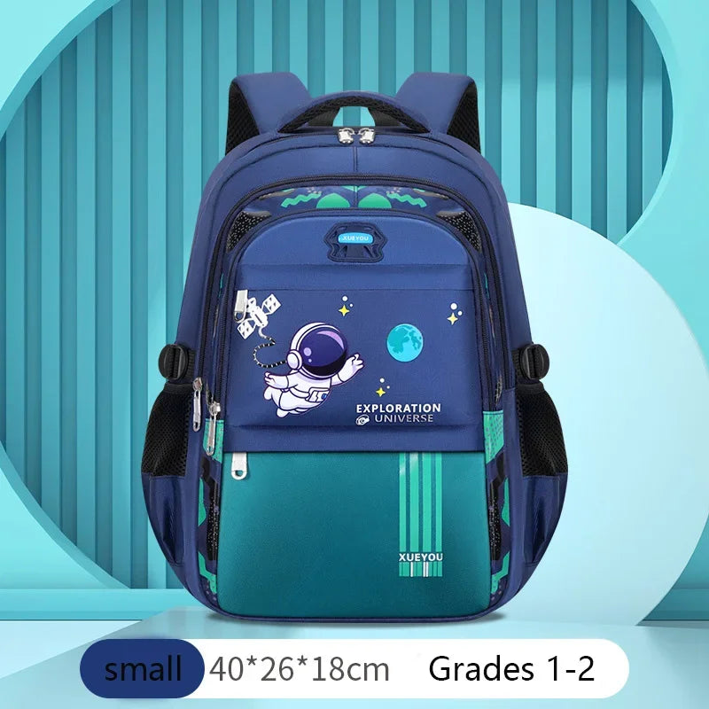 Mochila Escolar Astronauta Impermeable para Niños de 2 a 16 Años