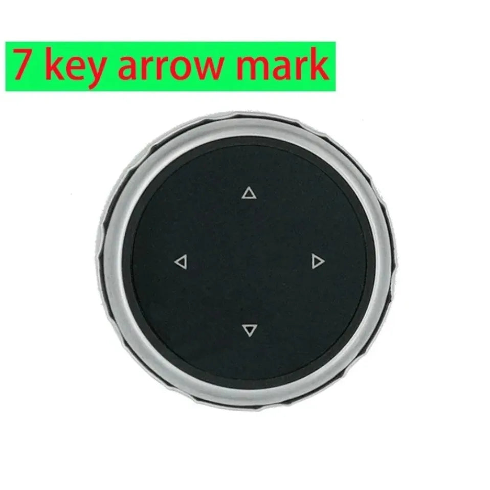 Cubiertas para Botones de Control Multimedia con Perilla Grande para BMW Serie 1 2 3 4 5 6 7 X1 X5 X6 F20 F30 F10 F07 E60 E90 E70 IDrive