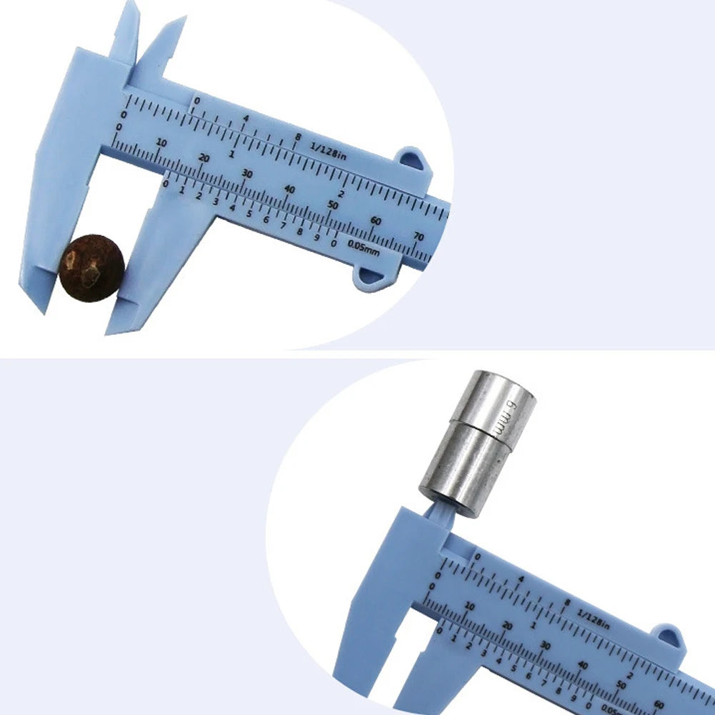 Calibrador Vernier de Plástico 0-150mm de Profundidad