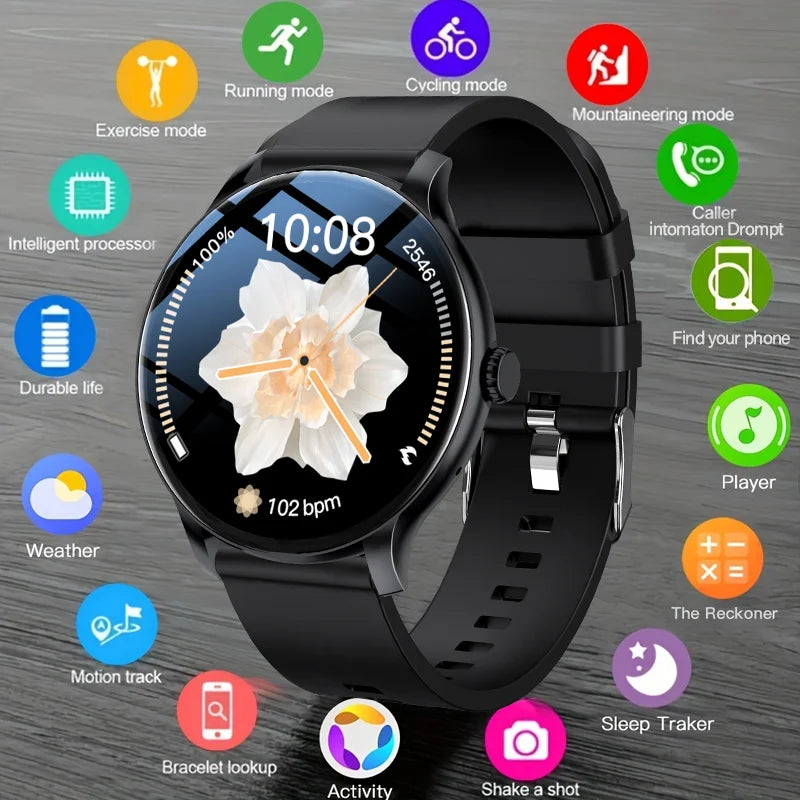 LAXASFIT Reloj Inteligente Táctil Bluetooth