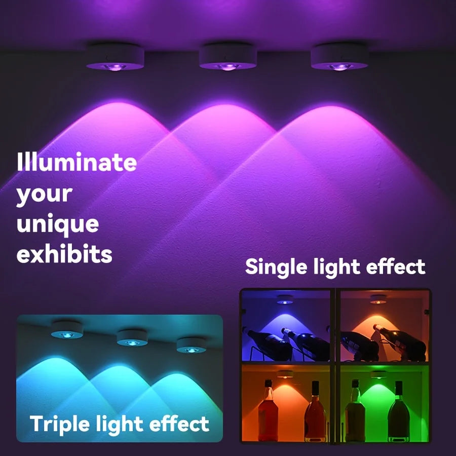 Luz Nocturna RGB con Control Remoto, 12 Colores