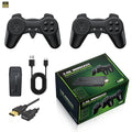 Consola de Videojuegos Retro 4K HD Game Stick Lite con Dos Controles Inalámbricos 2.4G, Plug & Play, con Juegos Clásicos Integrados