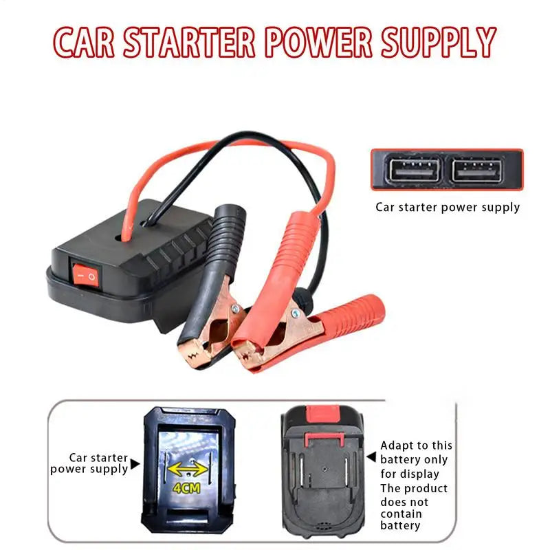 Arrancador Portátil de Batería para Auto con USB y Carga Rápida