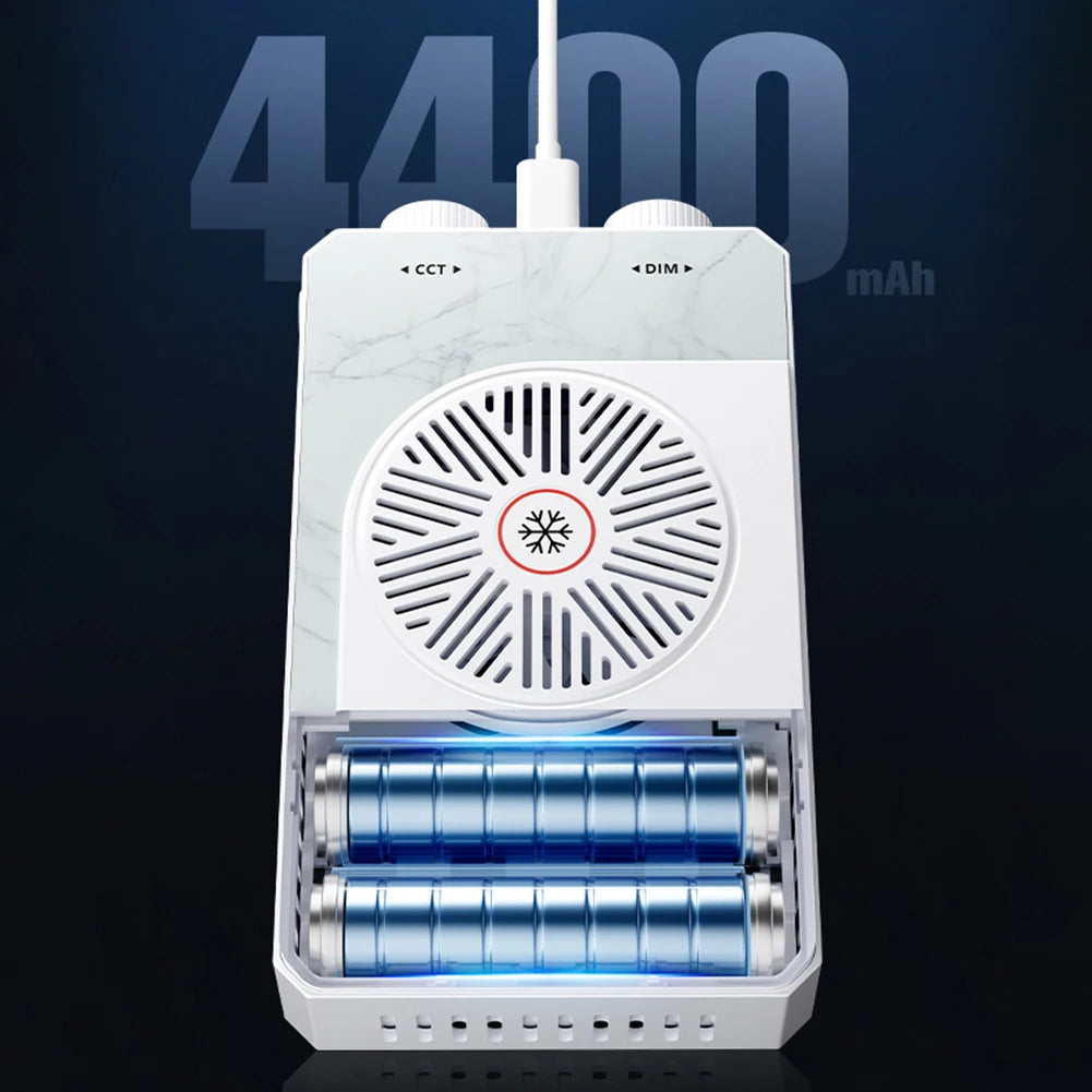 Luz LED para Cámara de 40W, 2800K-9000K, Iluminación para Fotografía, Panel de Luz Portátil Recargable de 4400mAh para Fotografía