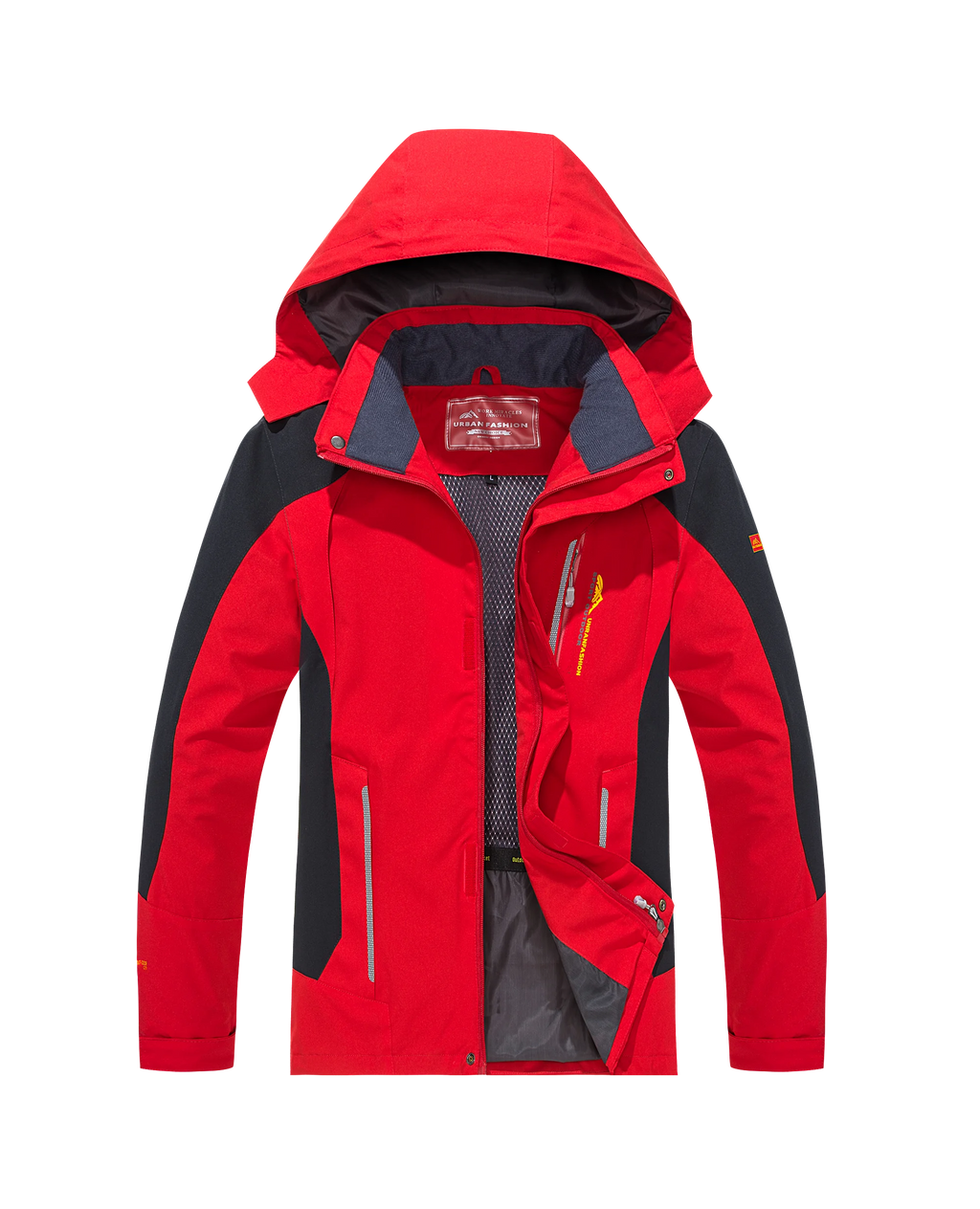 Chaqueta repelente al agua para hombre, para primavera y otoño, resistente al viento y al desgaste, con capucha desmontable, adecuada para actividades al aire libre como camping, pesca, montañismo y senderismo.