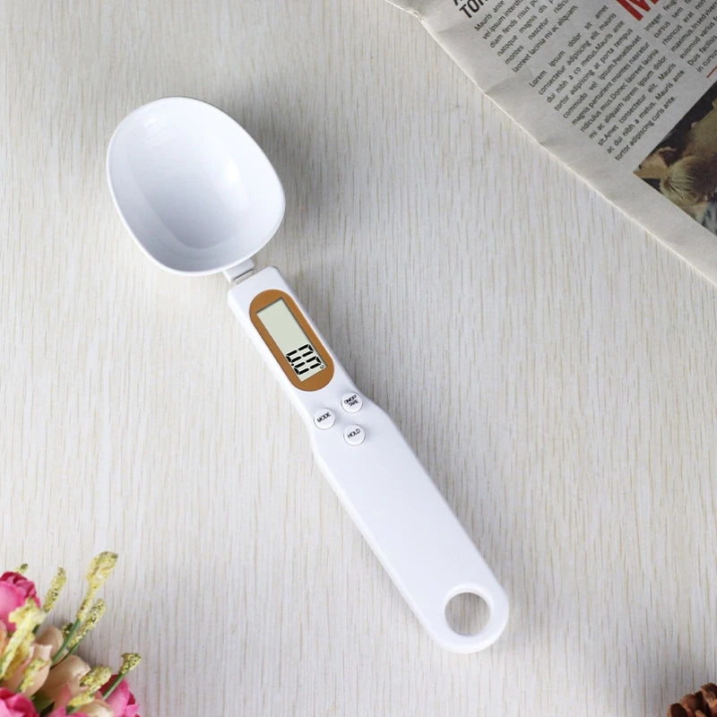Cuchara de pesaje, báscula, herramienta de cocina casera, medición electrónica de café, alimentos, harina en polvo, hornear, medición Digital LCD ajustable