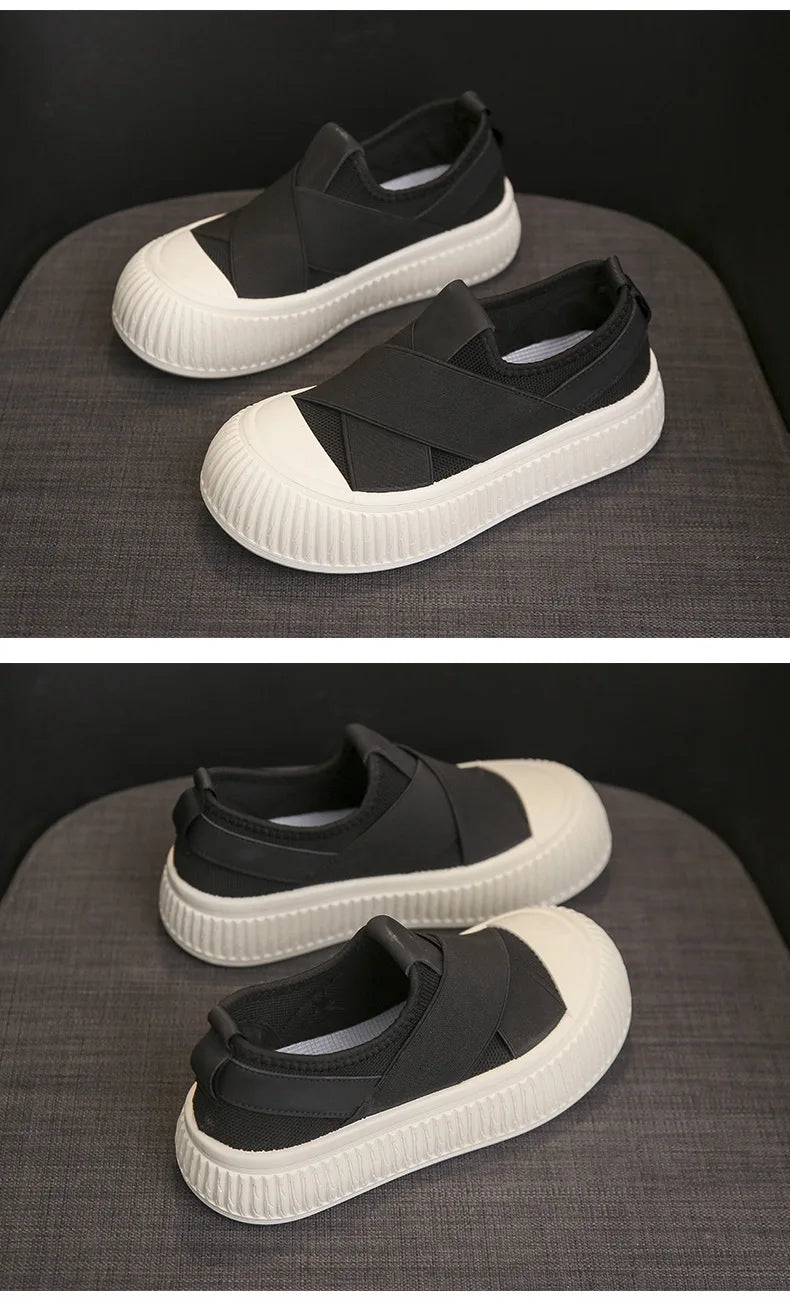 Zapatillas de Mujer Transpirables con Plataforma y Suela Gruesa