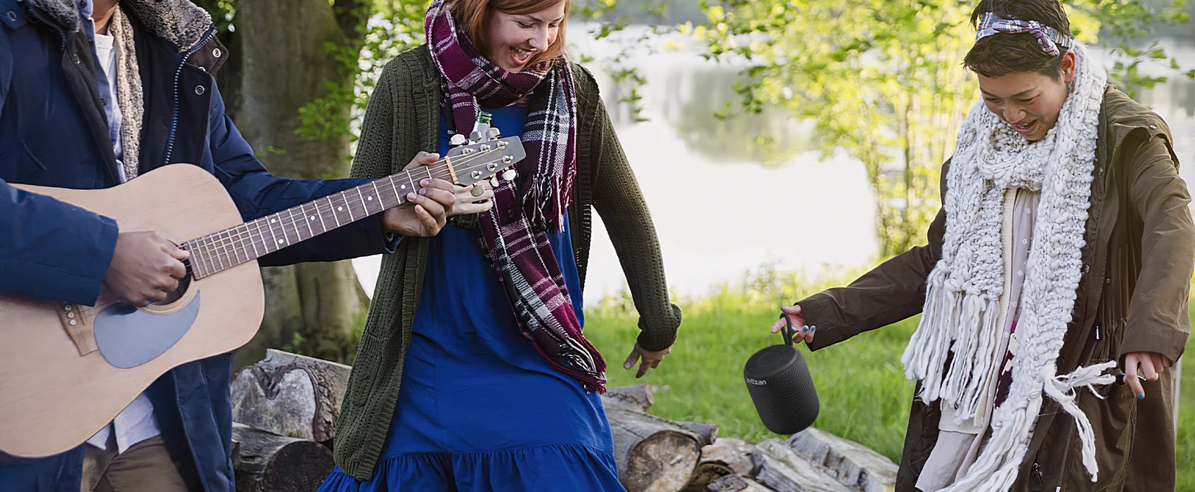 Altavoces Bluetooth Ortizan, altavoz inalámbrico portátil con Bluetooth 5.3, resistente al agua IPX7, sonido estéreo de 15 W, emparejamiento dual, TF/AUX