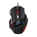 1 unidad, nuevo ratón USB para juegos Hyperspeed, ratón ergonómico retroiluminado RGB para juegos, ratón con cable 7D Esports para ordenador portátil y Gamer