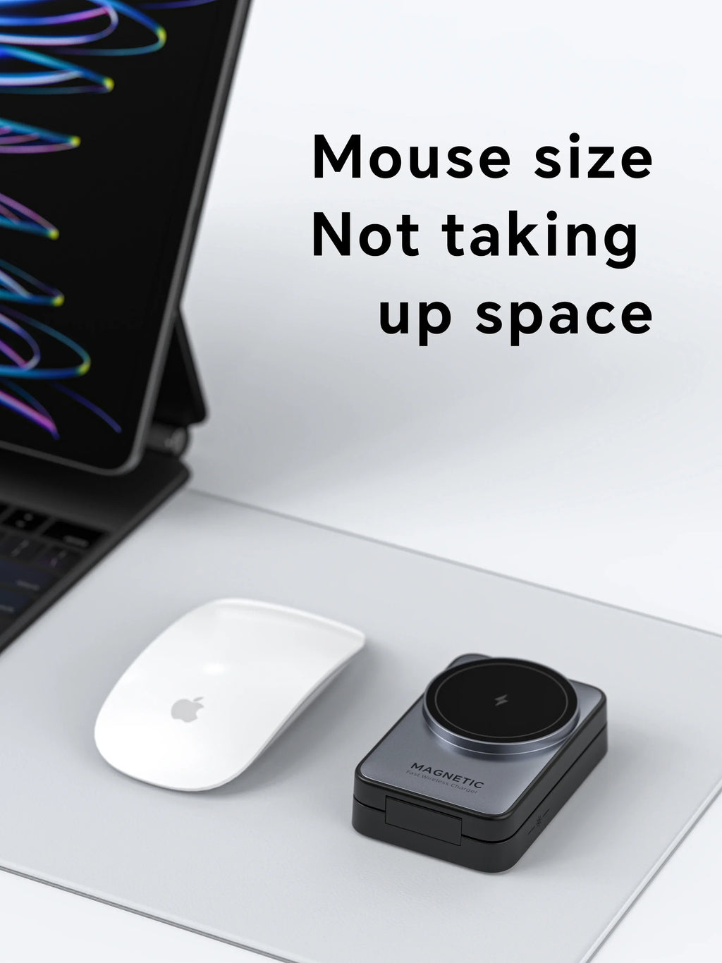 Soporte de Carga Inalámbrico Magnético 3 en 1 Plegable para Magsafe iPhone 16 15 14 13 Apple Watch 2-9 Airpods Pro, Estación de Carga Rápida